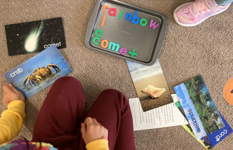 Playful learning with word work