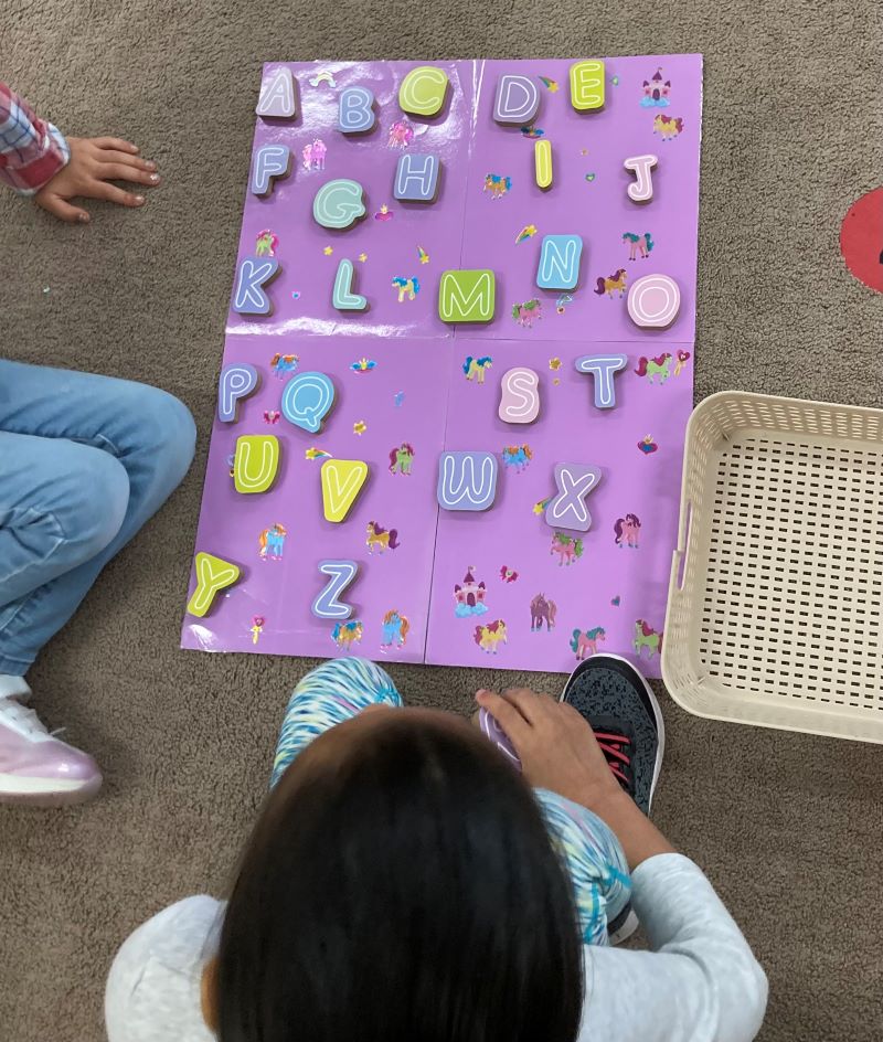Alphabet letter play