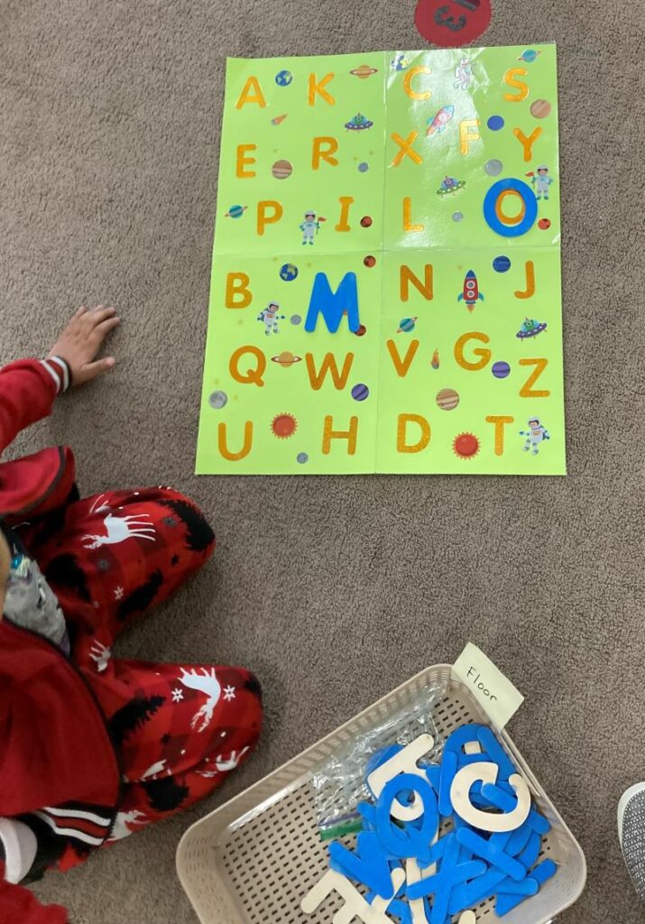 Alphabet letter play