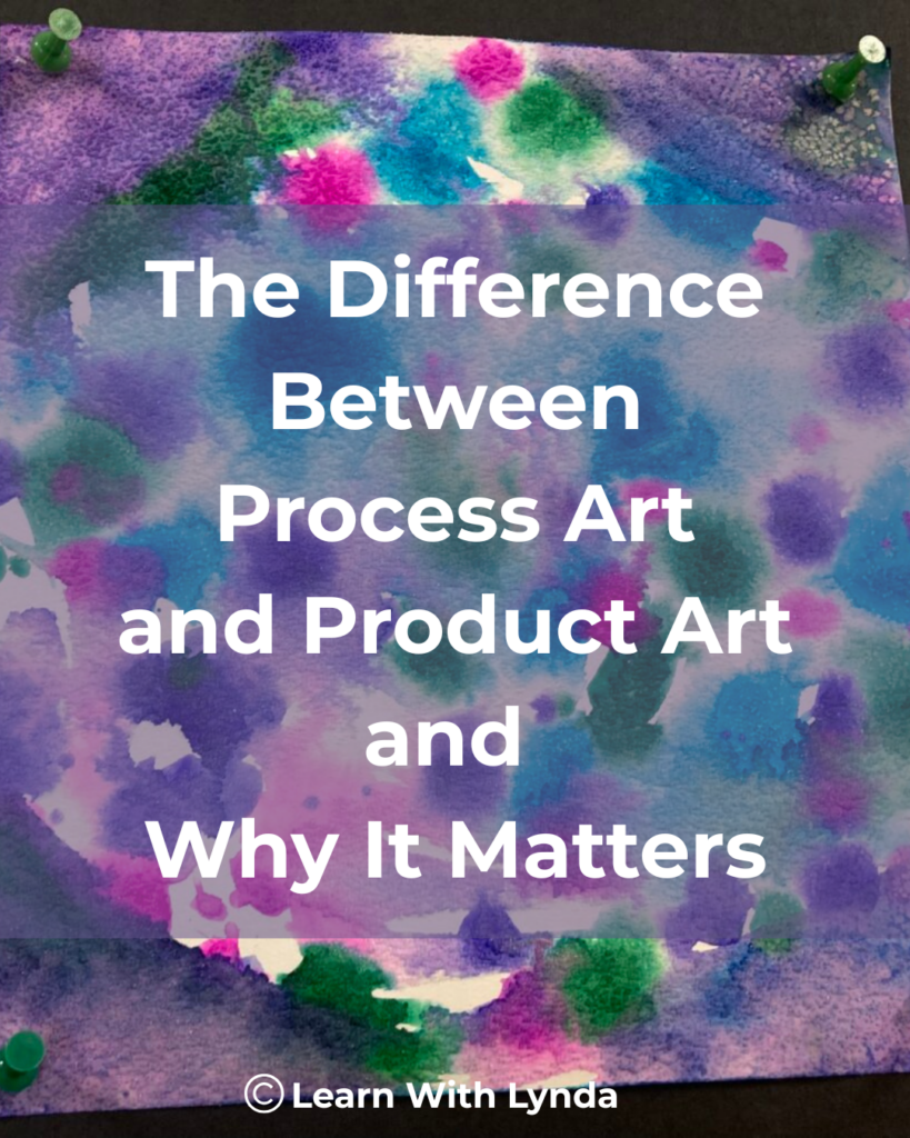 The difference between process art and product art