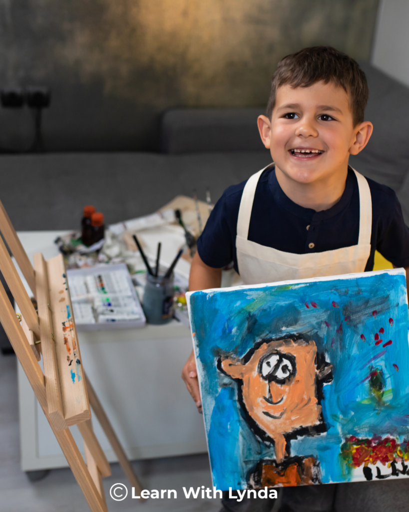 children enjoy process art
