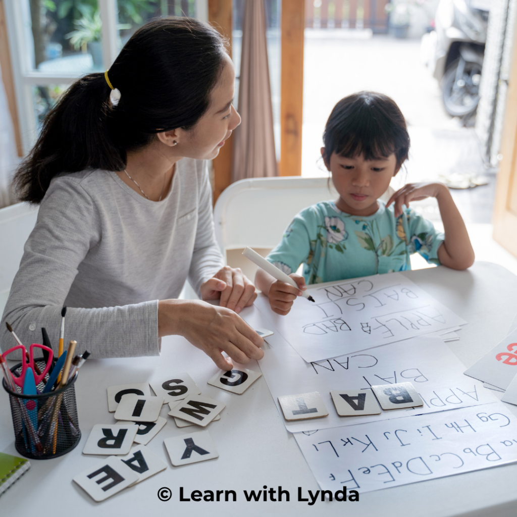 learning to read letters and sounds