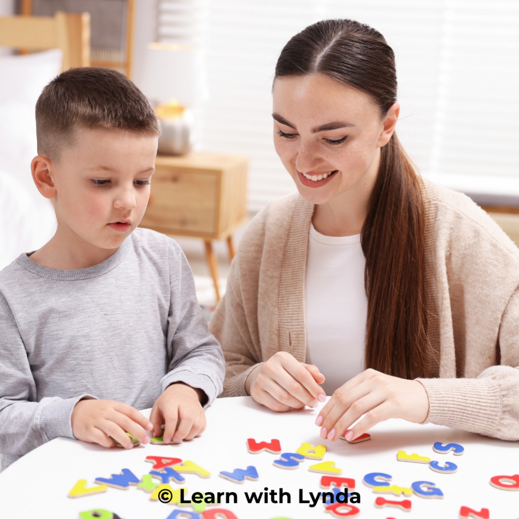 learning to read letters and sounds