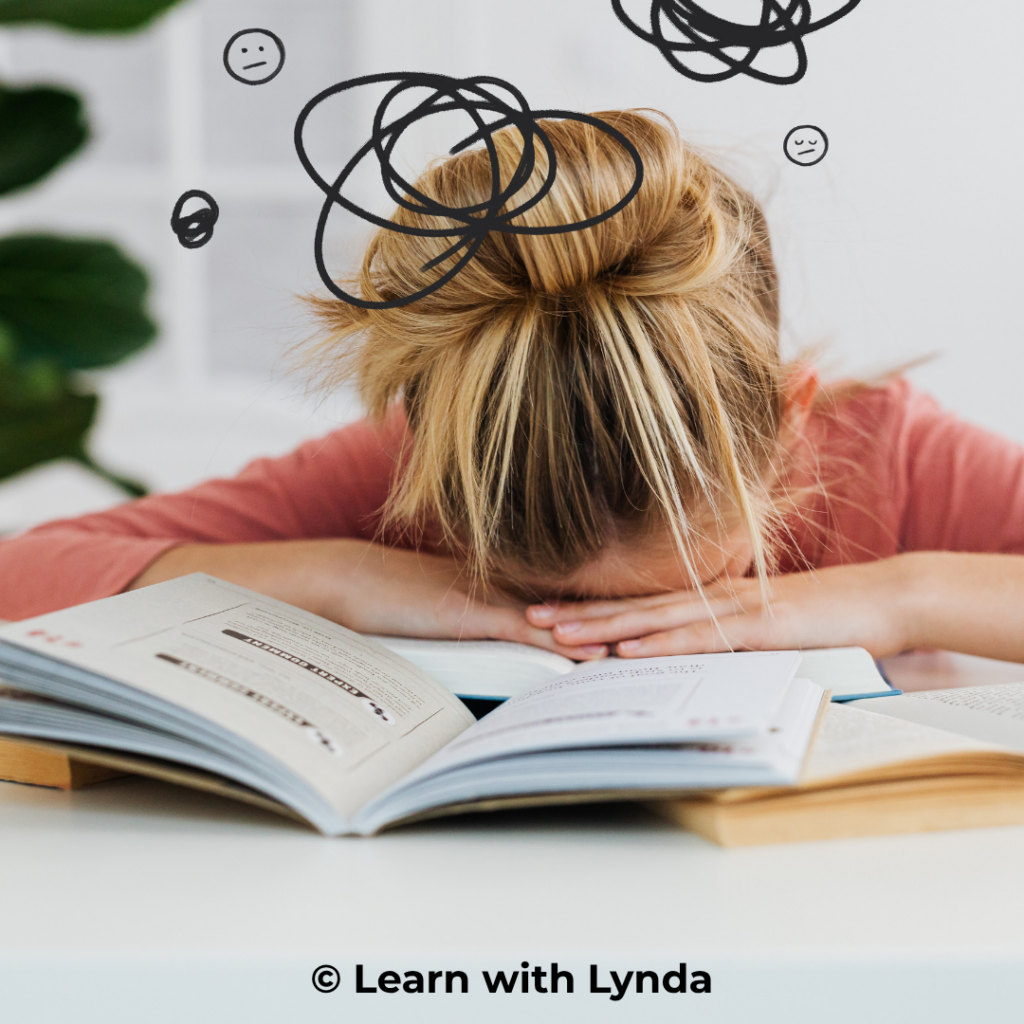 child frustrated reading
